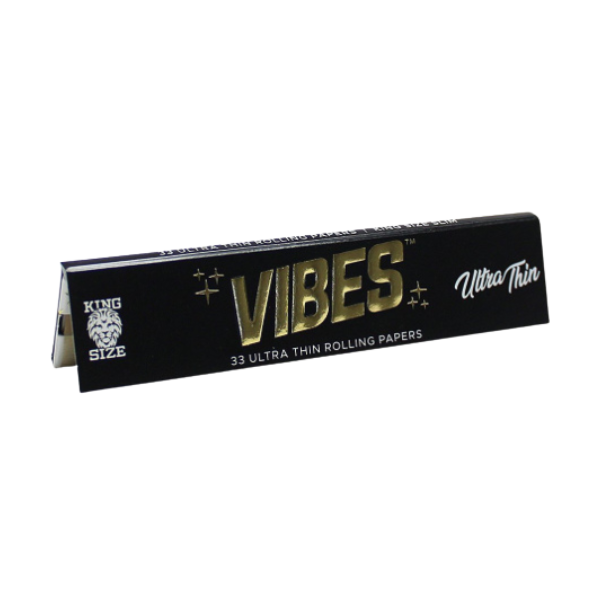 Vibes Papers Black Ultra Thin / King 33pk
